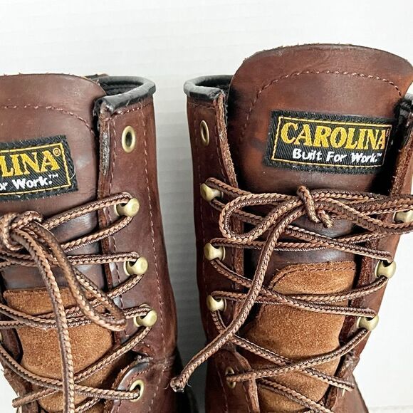 Carolina Men’s 8” steel Toe Waterproof Logger Workboots Sz 8.5 D - Picture 5 of 9
